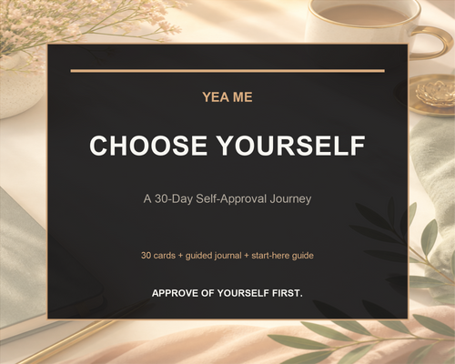 Yea Me Choose Yourself 30-Day Self-Approval Journey digital download preview