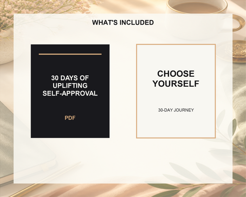 Yea Me Choose Yourself 30-Day Self-Approval Journey digital download preview