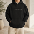 Approved From Within black hoodie product photo